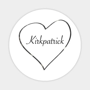 Heart Kirkpatrick (Black) Magnet